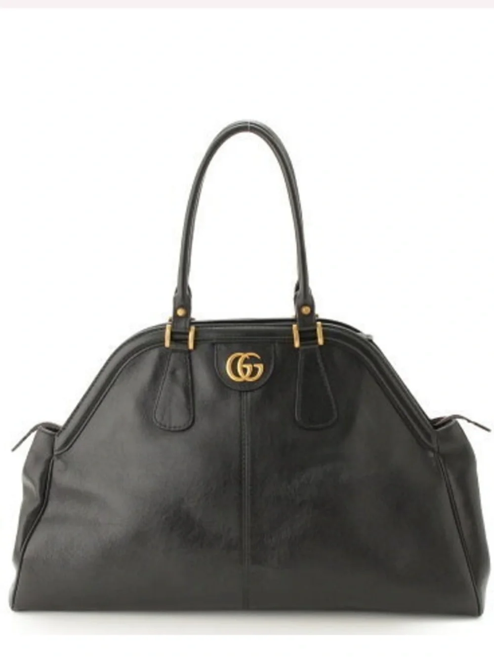 GUCCI Authentic Liber Tote Bag Black Excellent condition